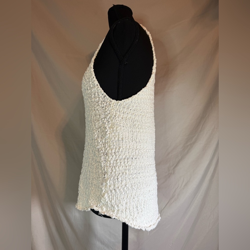 Onia Raquel Scoop-Neck Chunky Cotton Knit Tank – Small 🤍✨ - Picture 4 of 5